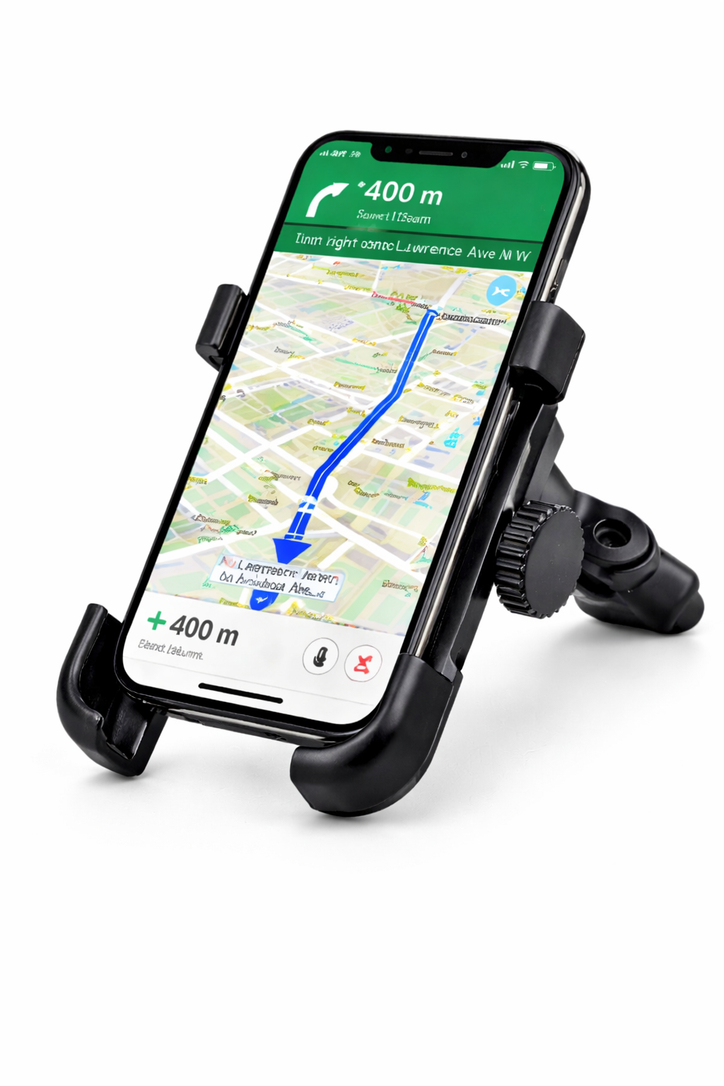 Metal Bike Mobile Holder with USB Charger | Heavy Duty Motorcycle Phone Holder | Universal Handle Bar Mount All Phones Mobile Holder Adjustable Mobile Holder Riding Mobile Holder  Long Ride Mobile Holder