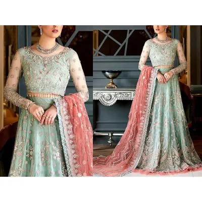 Blue Heavy Embellished Designer Work Wedding/Party Wear Special Lehenga  Choli - Indian Heavy Anarkali Lehenga Gowns Sharara Sarees Pakistani Dresses  in USA/UK/Canada/UAE - IndiaBoulevard