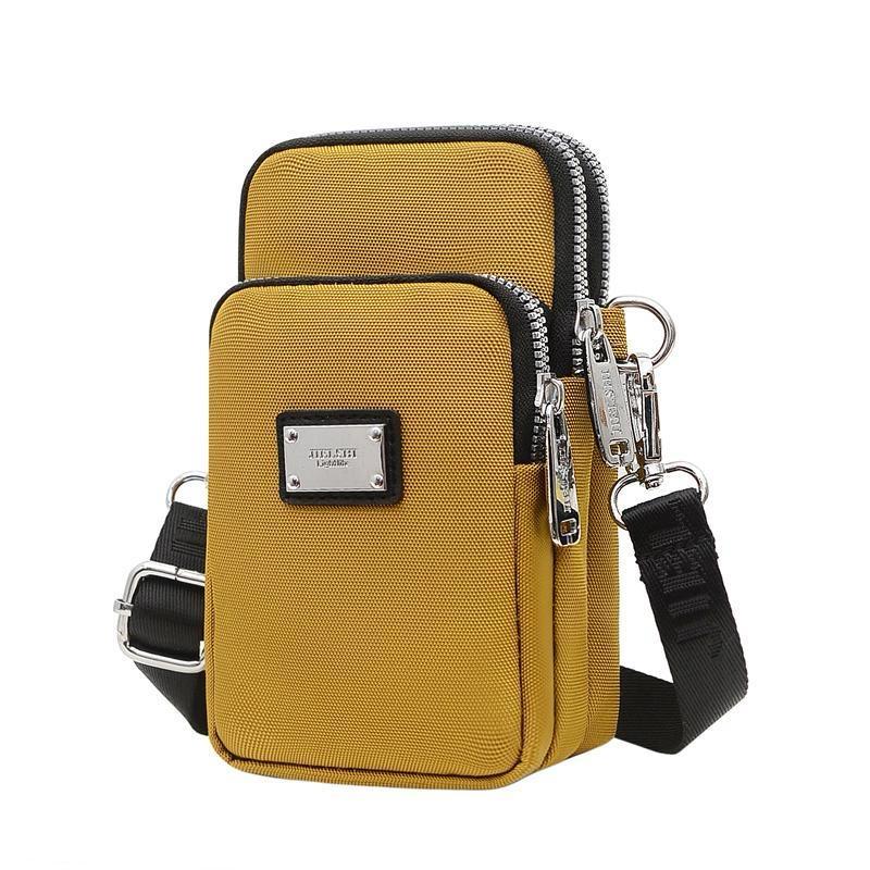 Balloon Nylon Mobile Phone Crossbody Bag – 3-Layer Wallet
