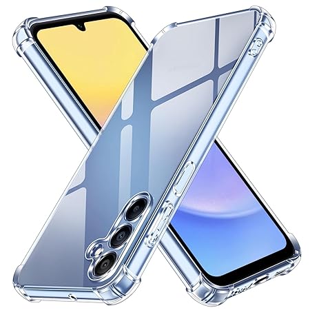 Samsung A16 Back Cover Transparent Extra Bumper Anti Shock Soft Crystal Clear Cover