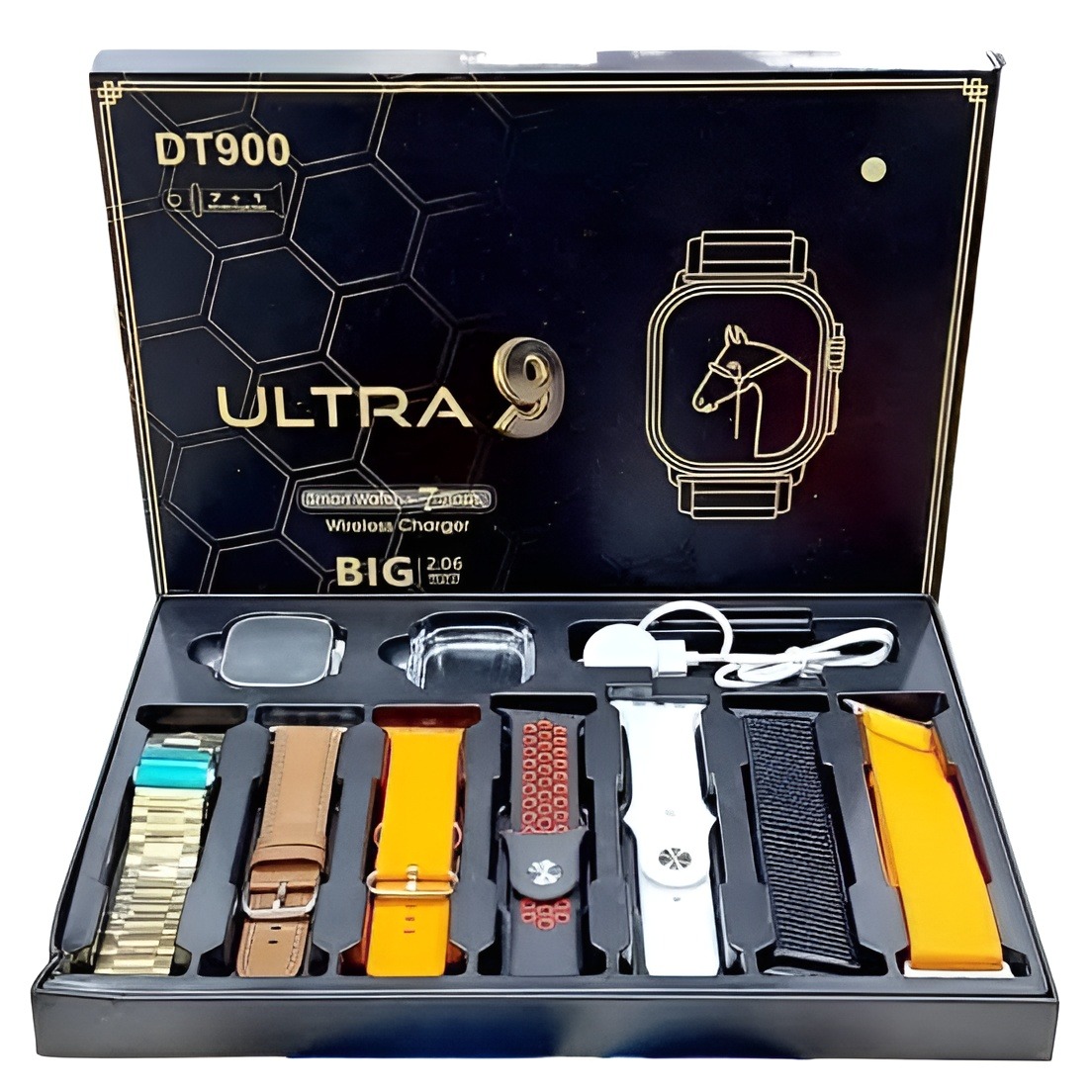 Smart Watch T900 Ultra Smart Watch / T900 Ultra 2 SmartWatch - 2.09 Infinite Display - 49MM Dial Size - Built-in Games - Bluetooth Calling - Crown Working