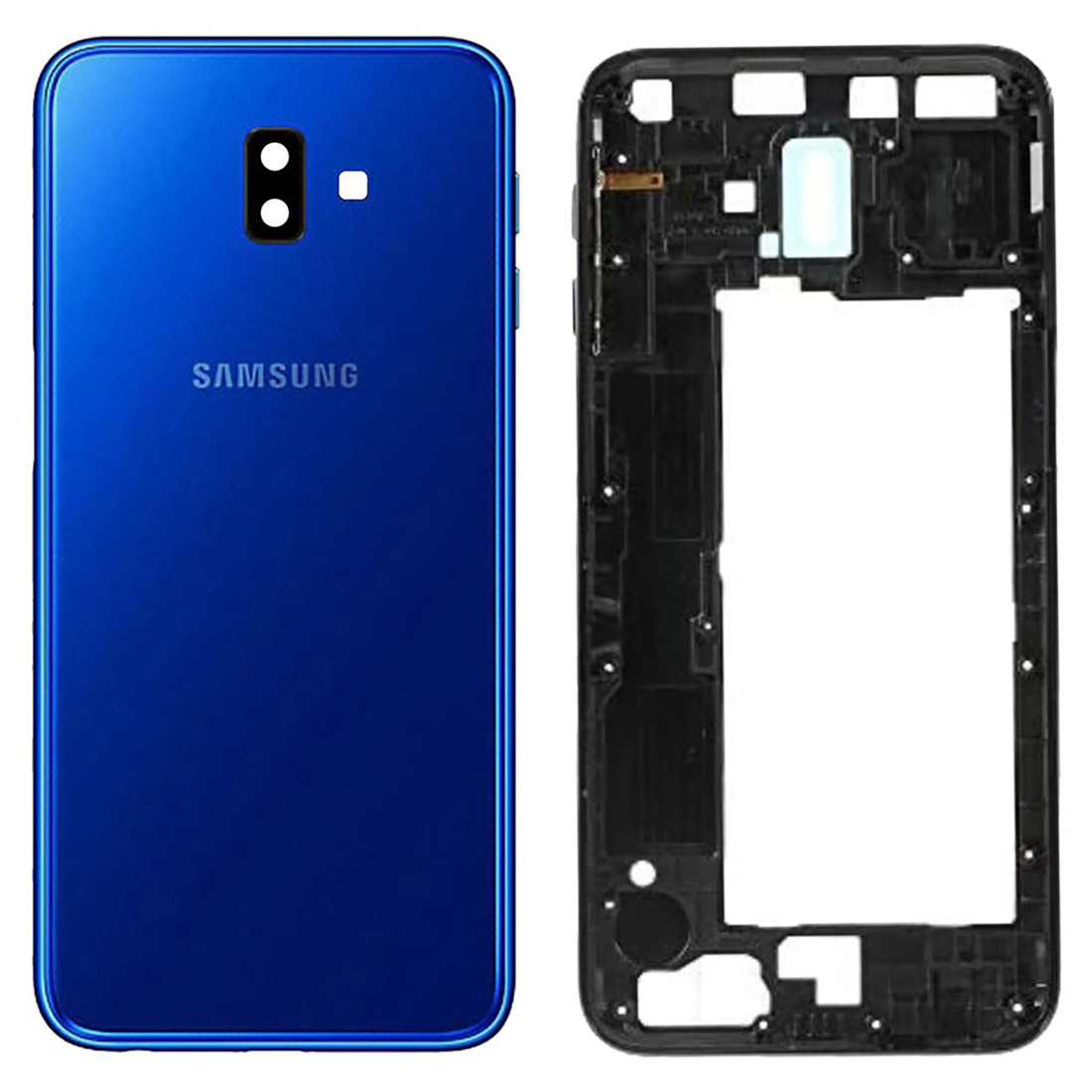 Samsung Galaxy J6 Plus Middle Frame Housing With Power and Volume