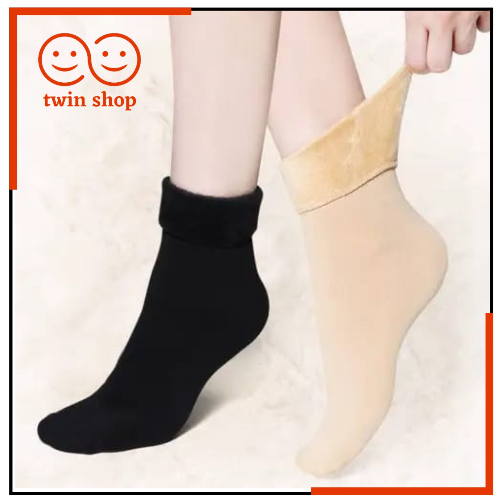 Twin Shop Fall Velvet Plus Thick Warm Socks For Women & Girls| Winter Wool Socks For Women| Ladies Socks