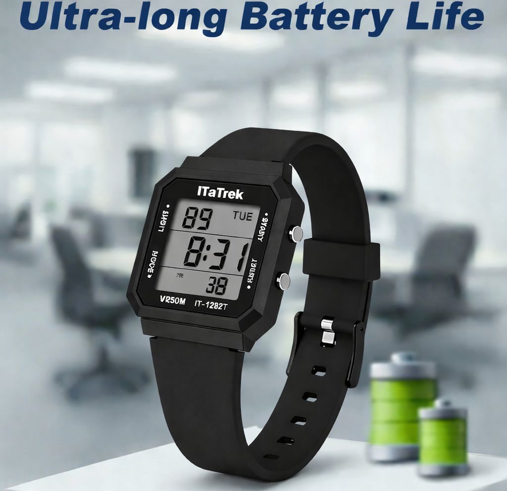 Classic Luxury Digital Watch for Men / Boys Stylish Pure Stainless Steel Watch | 100% Waterproof with LED Back light Digital Watch for Boys