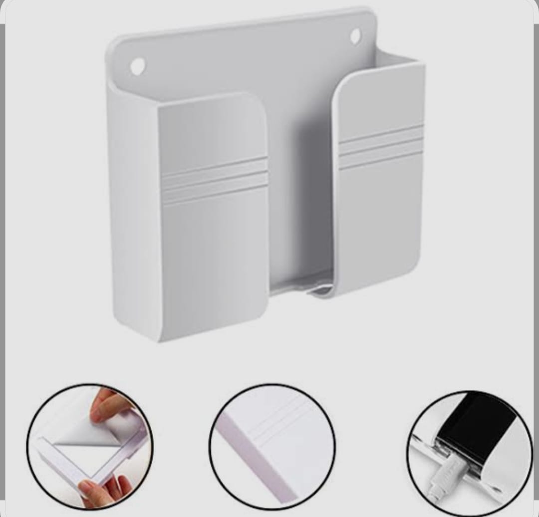 Wall mounted mobile holder
