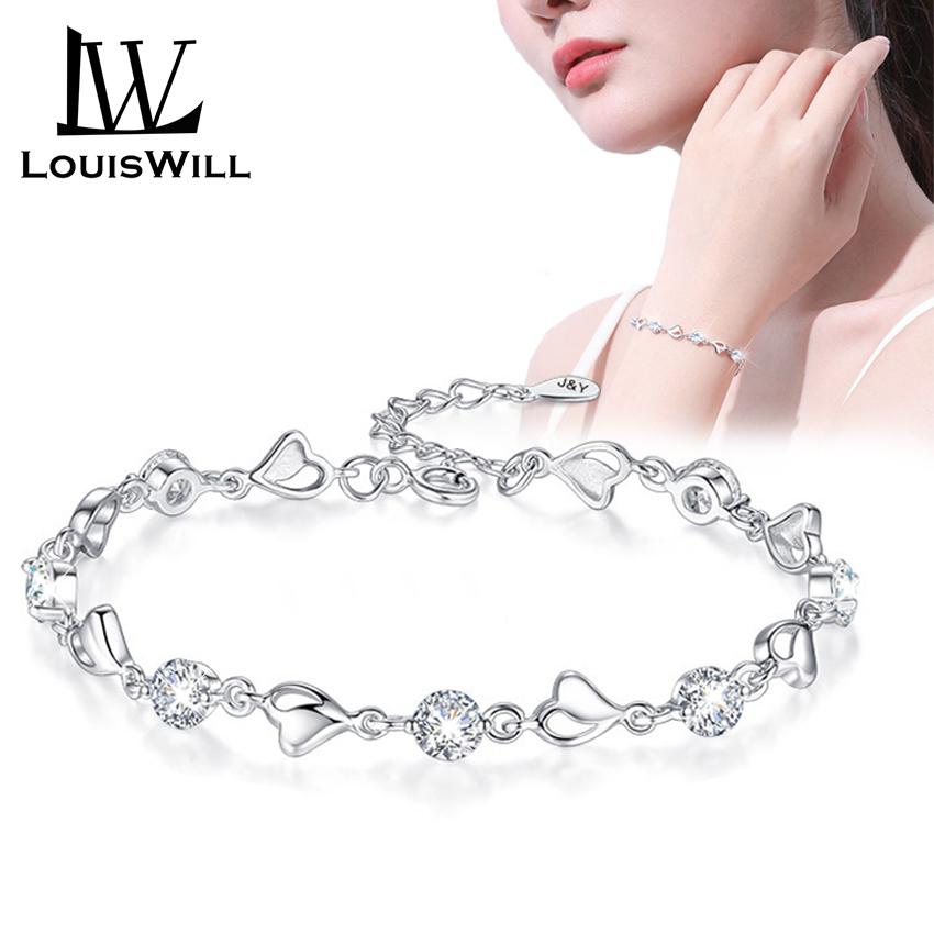 Silver ladies bracelet on sale price