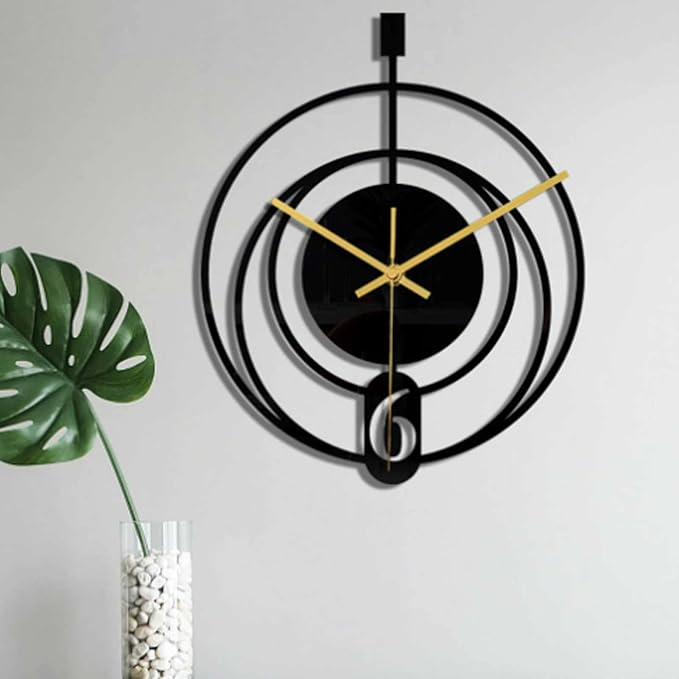 Wall Clock/12 Inch Quartz Wall Clock(Standard Clock)/Modern Decorative for Kitchen,Bathroom,Bedroom,Office,Classroom