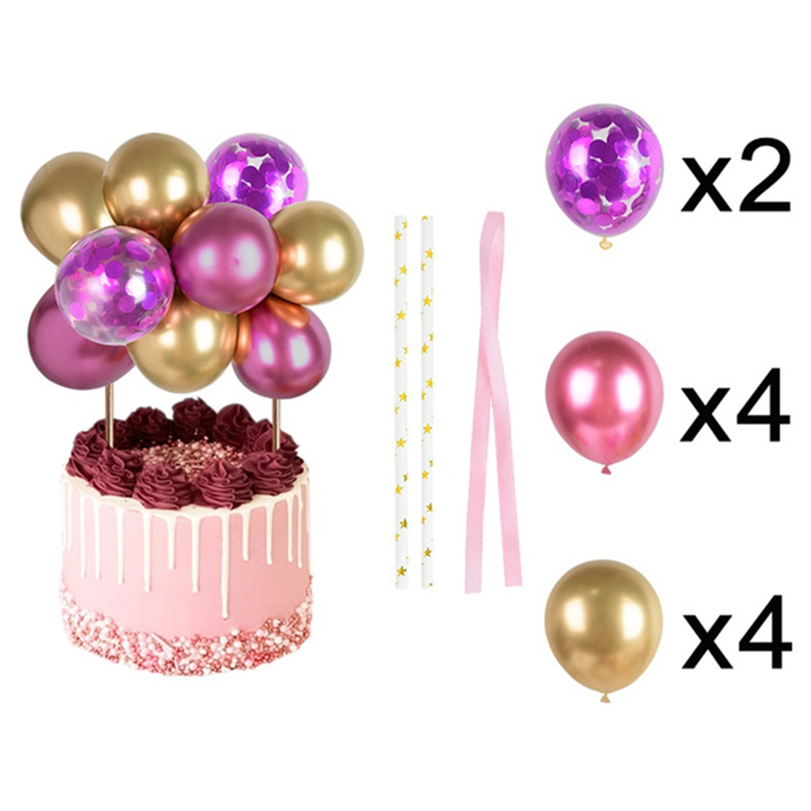 Cake Balloon Long Lasting Balloon Cloud Cupcake Toppers Cake Topper