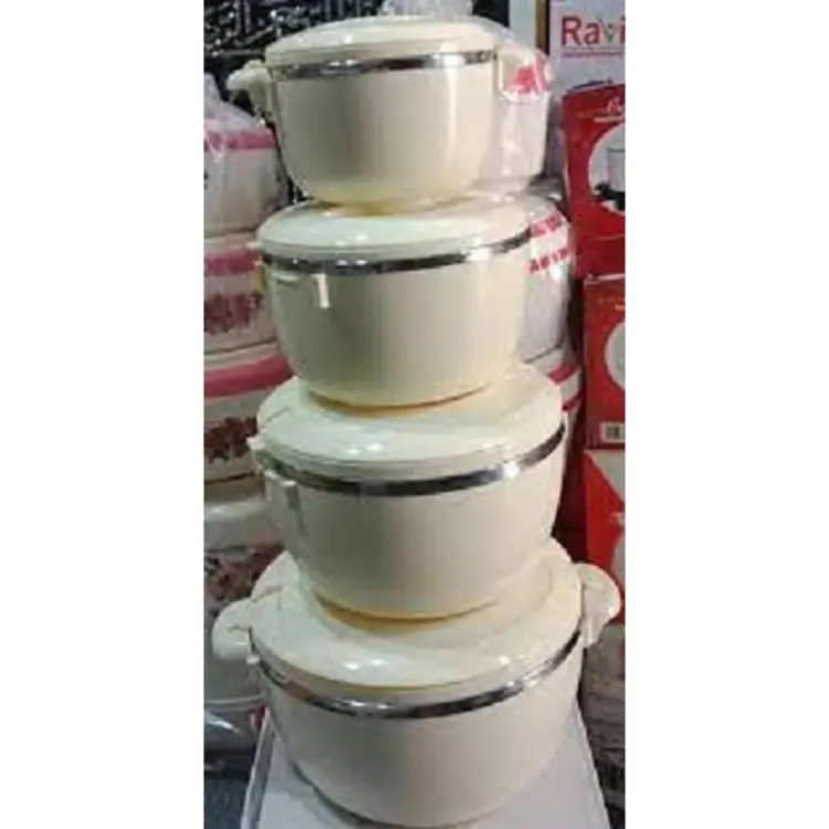 Buy 4 Pcs Arkon Food Warmer Set - Hot Pot & Cooler Set at Best