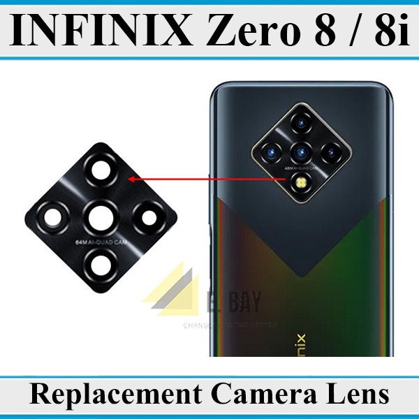 infinix zero 8i back camera glass