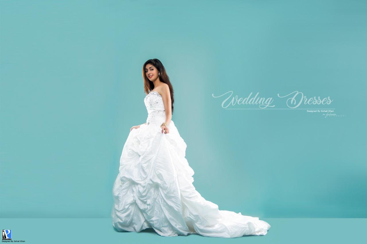 christian wedding white gown