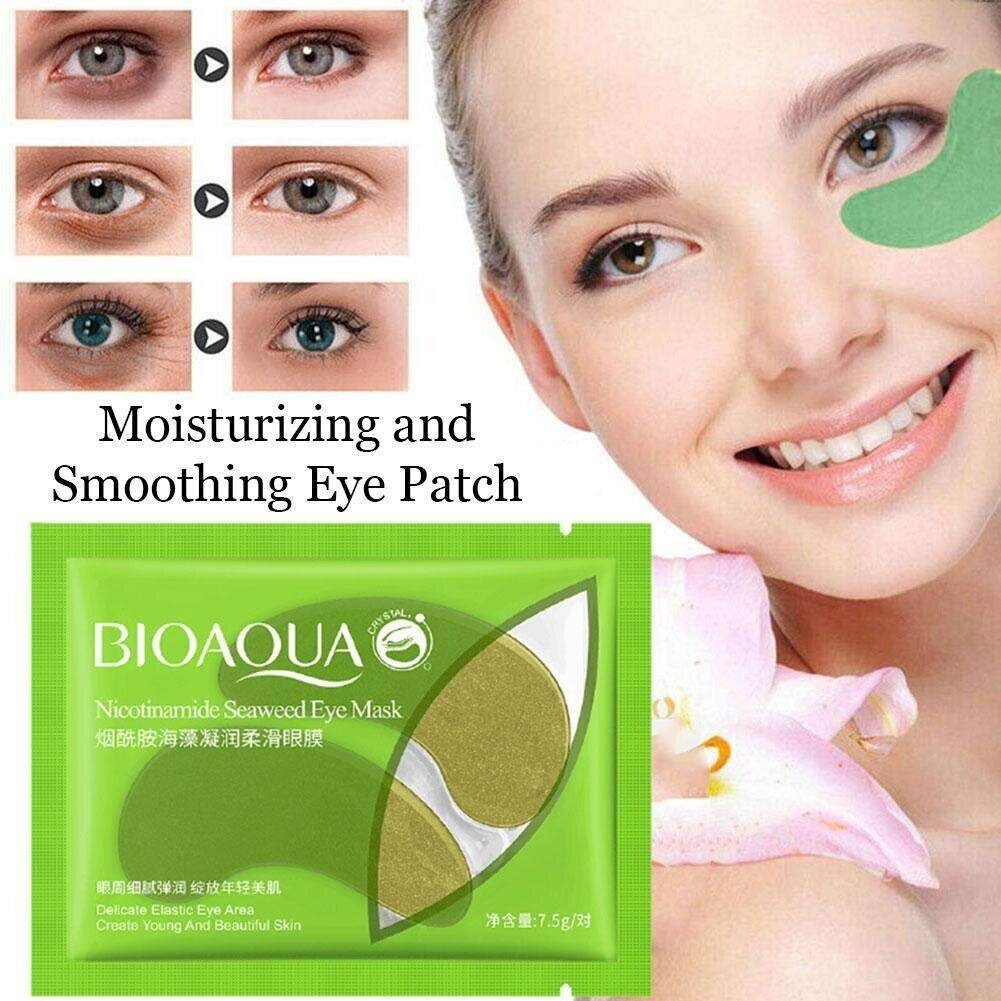 BIOAQUA Nicotinamide Moisturizing Eye Sheet Mask Soothing puffiness