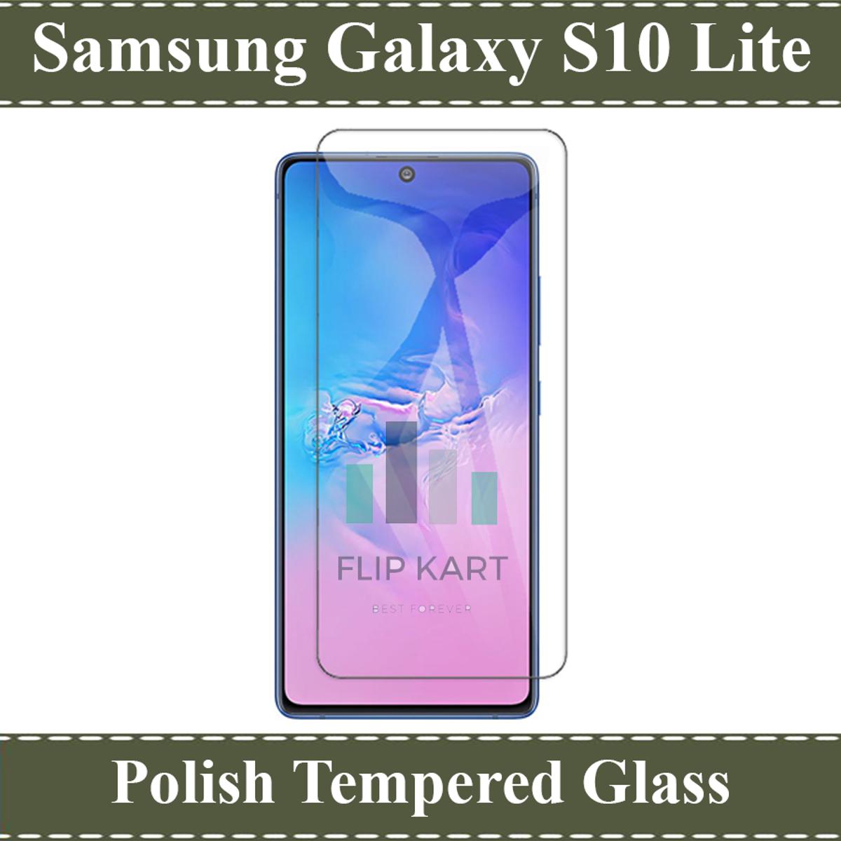 Samsung Galaxy S10 Lite Glass Protector Tempered Glass Screen Protection Polish Glass For Samsung Galaxy S10 Lite price in Pakistan