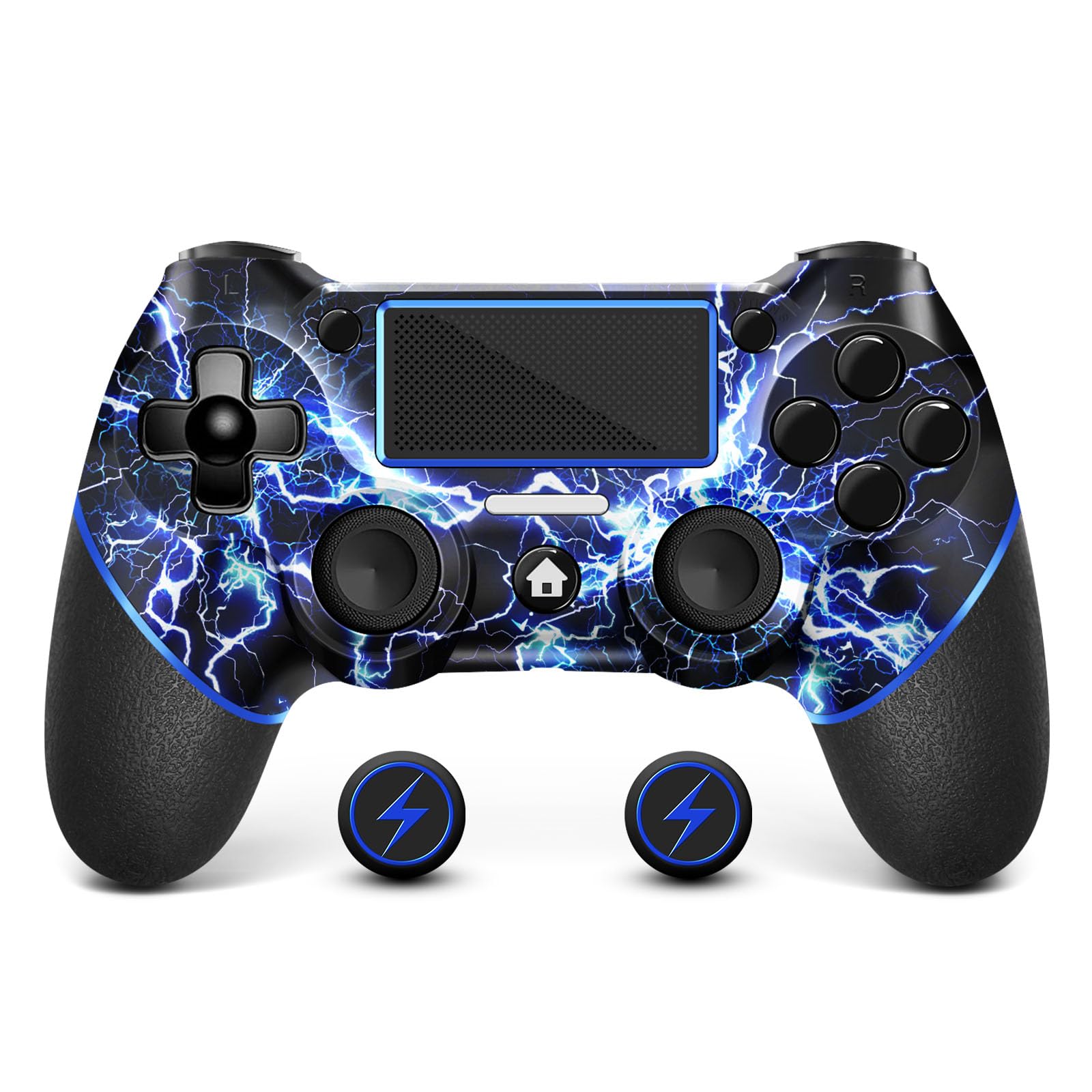 EGM PS4 Wireless Controller Bluetooth Gamepad Compatible with PlayStation 4, PC, Laptop & Android | Dual Vibration | Rechargeable Battery
