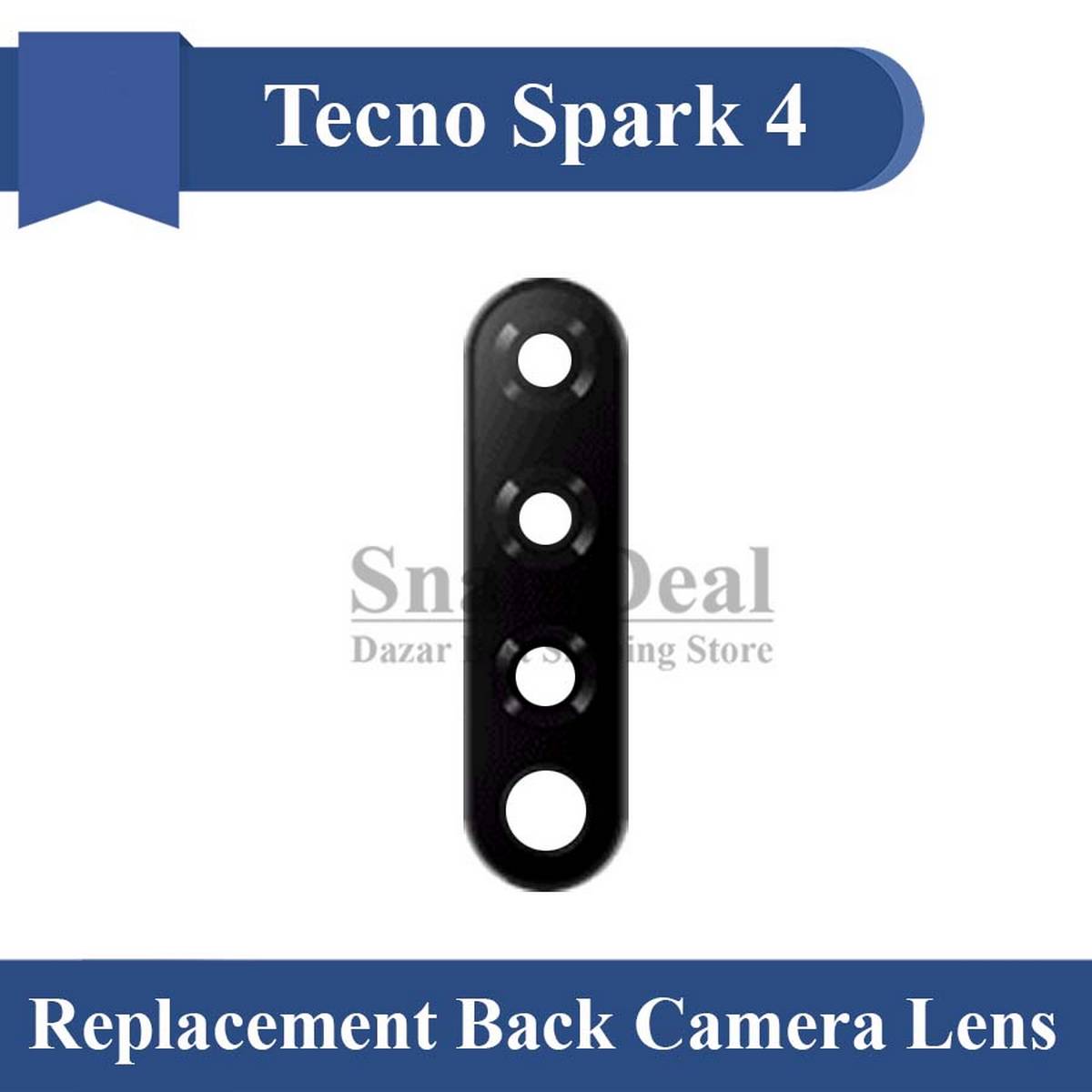 tecno spark 4 back camera glass