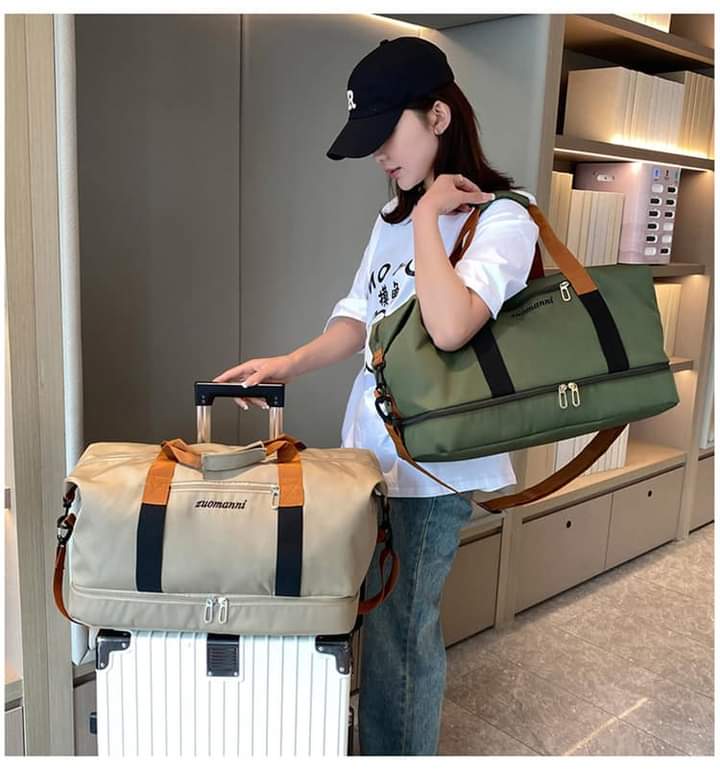 NEW EFASHION Travel Bag  weekender Bags onyx Stone Imported CLoth Luggage
