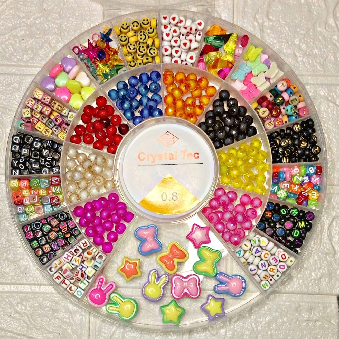 Complete DIY Bracelet & Jewellery Making Kit for Girls | Magnetic Heart Charms + Jump Rings & Lobster Clasps | Alphabet Beads & Accessories Set with Big Storage Box | DIY Jewellery Making Beads Box | Art & Craft Kit for Kids & Teens (Multiple Kits Availab