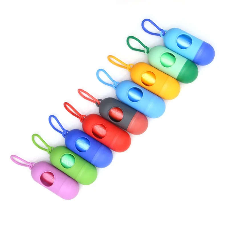 Plastic Diaper Bag Box Disposable Baby Pet Garbage Bag for Case Removable Box 1 roll 1 container