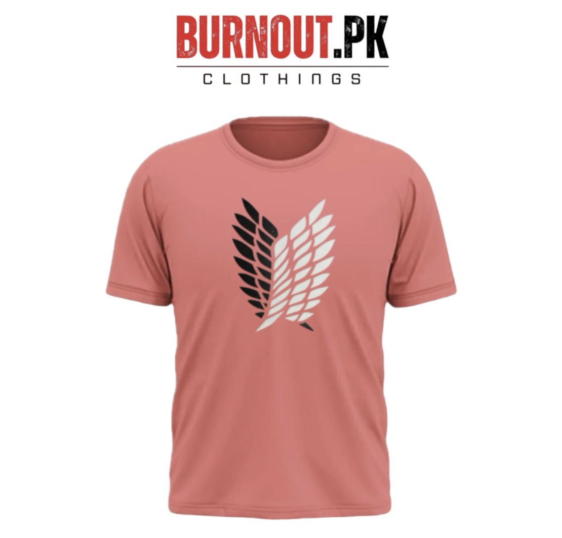BURNOUT.PK NEW TRENDY SUMMER COLLECTION WINGS PRINTED TSHIRTS FOR MENS AND WOMENS