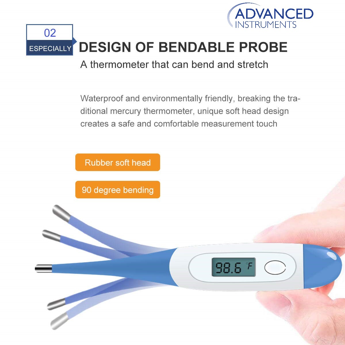 Non-Contact Handheld Infrared Body Baby Adult Thermometer With Lcd Backlight