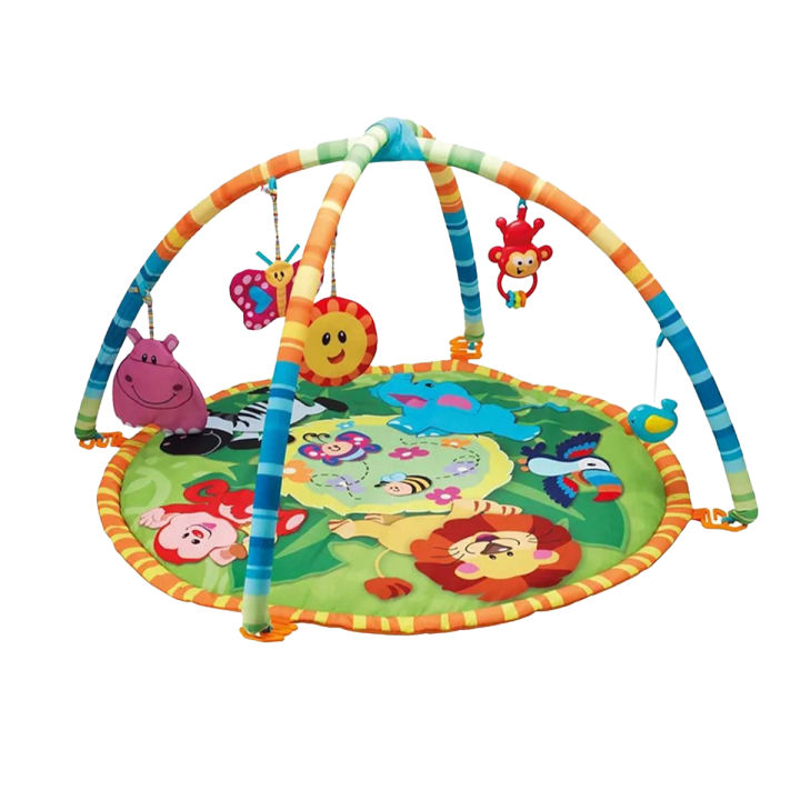 Baby Play Mat with Hanging Rattles For kids / Indoor Games Baby / Baby Play gym Mat