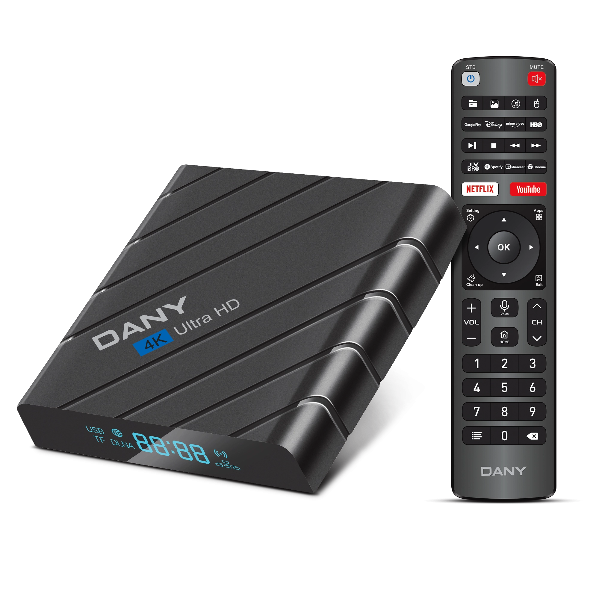 Amaze AX-550 Android TV Box  Android 15 Smart TV Box  4K Ultra HD Streaming  2GB RAM 16GB ROM  Quad-Core Cortex-A53  Voice Remote  Wi-Fi 5G  Bluetooth 5.0  Media Player