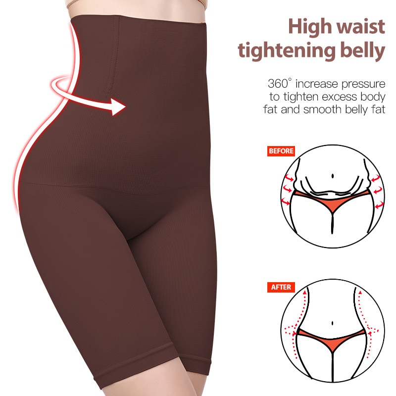 High Waist Seamless Integrated Leg Tummy Control Body Shaper