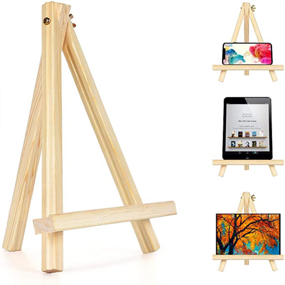 Mini Wood Artist Tripod Painting Easel For Photo Painting Postcard