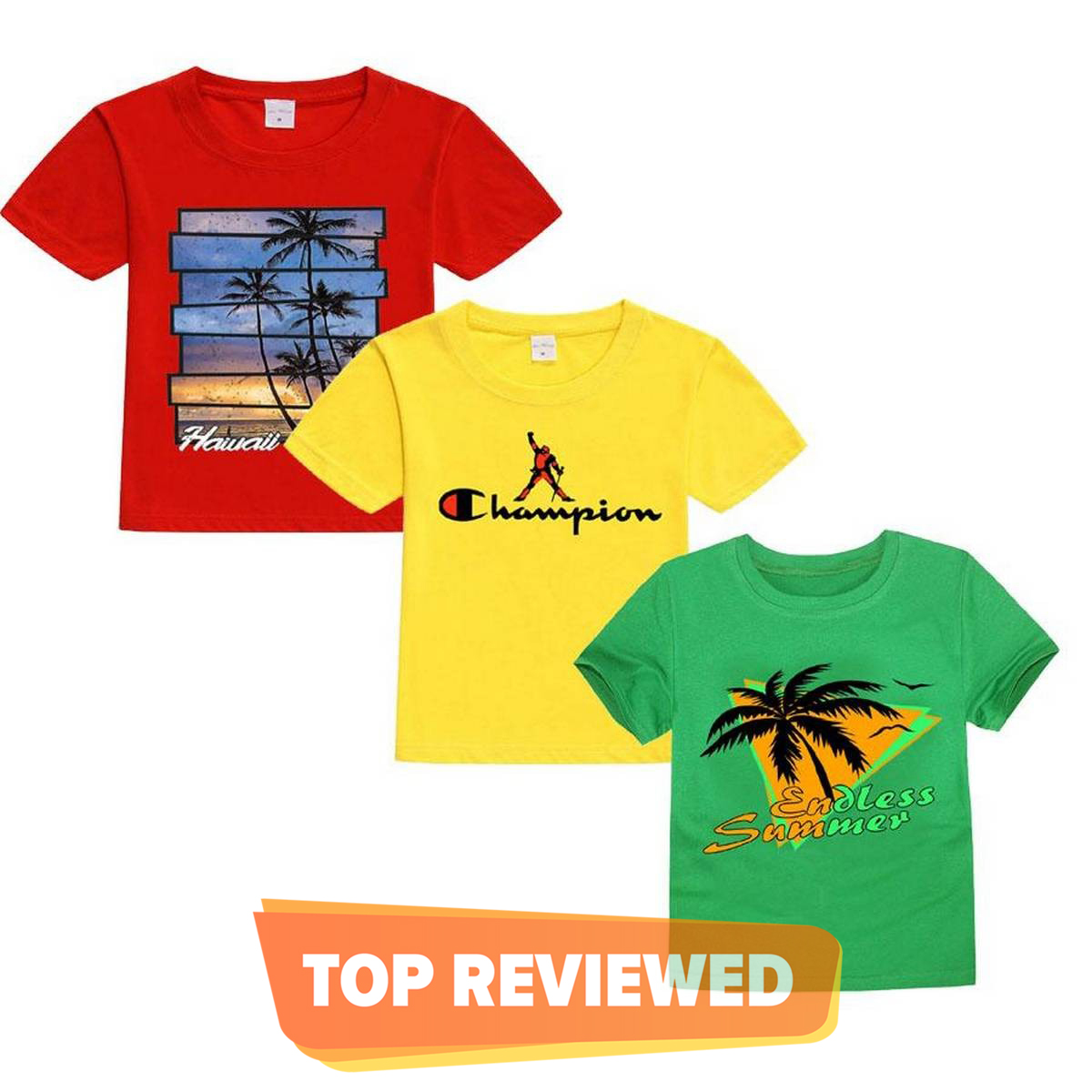 Bindas Collection Pack 3 Smart Printed TShirts for Boys / Tshirt For Kids