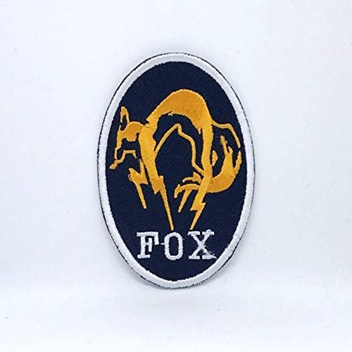 Embroidery Solid Kojima Foxhound  Iron on Sew on Patch kids clothing dress shirt cap bag jacket jeans craft logo shoes repair Brand Badge animal  #320