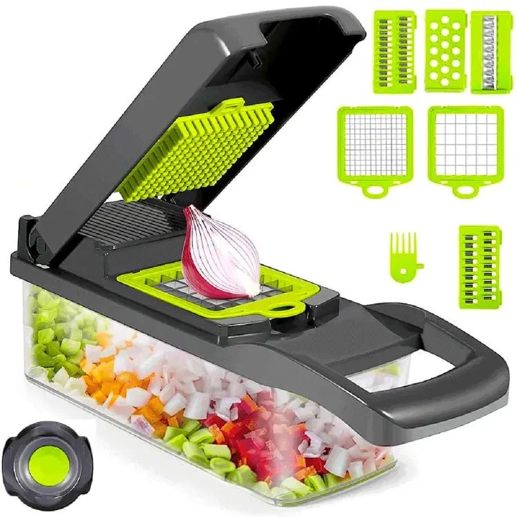 Vegetable Chopper, 14 in 1 Mandoline Vegetable Slicer, Food Chopper for
