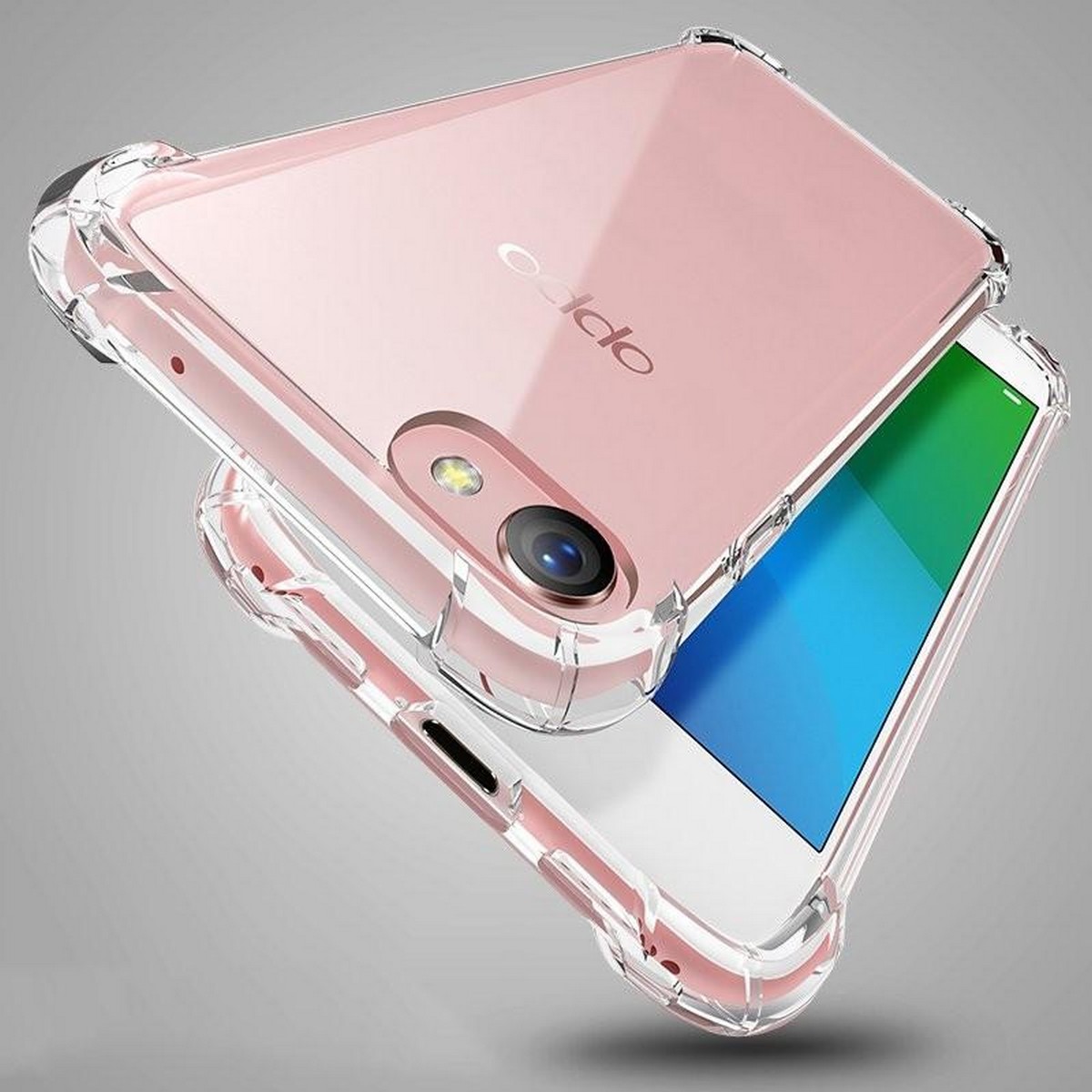 oppo a71 back cover transparent