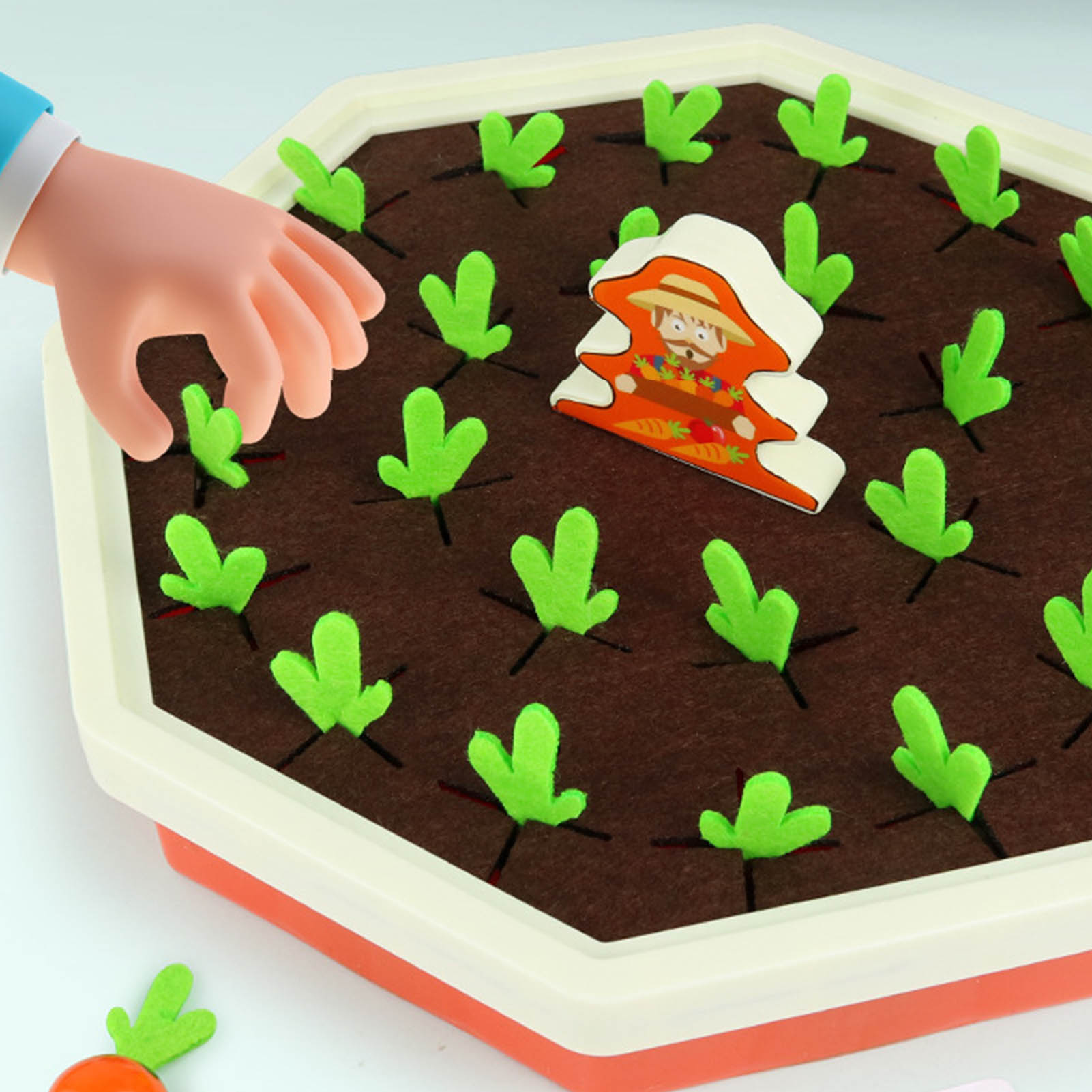 Loveseason Pull Radish Game Safe Boys Girls Early Learning Pull Radish Toy