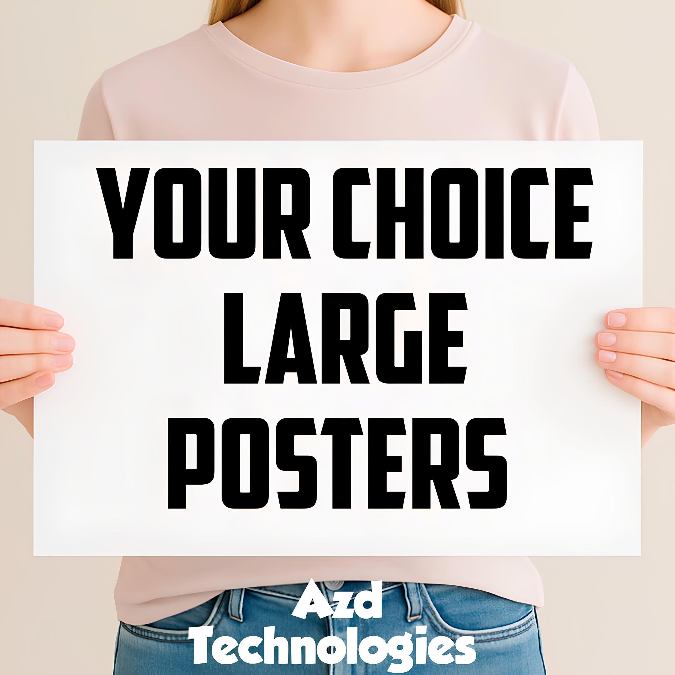 Gaming XL Posters (18x12 Inch) | High-Quality Custom Wall Art for Gamers – All Games Available