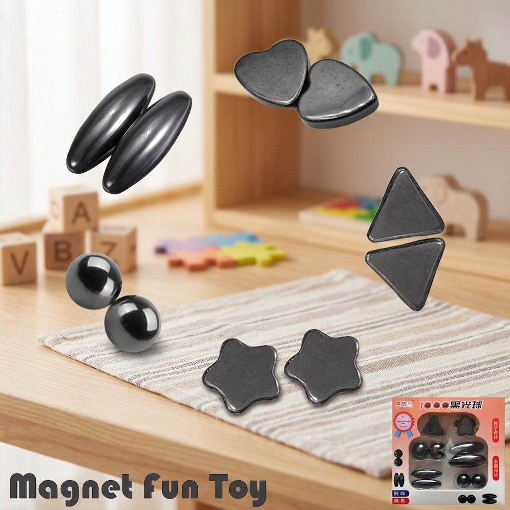 10 Pcs Buzzing Magnet Set Toy – Magic Magnetic Fun Prank Toy for Kids Boys & Girls, Creative Brain Development, STEM Learning & Interactive Fidget Play