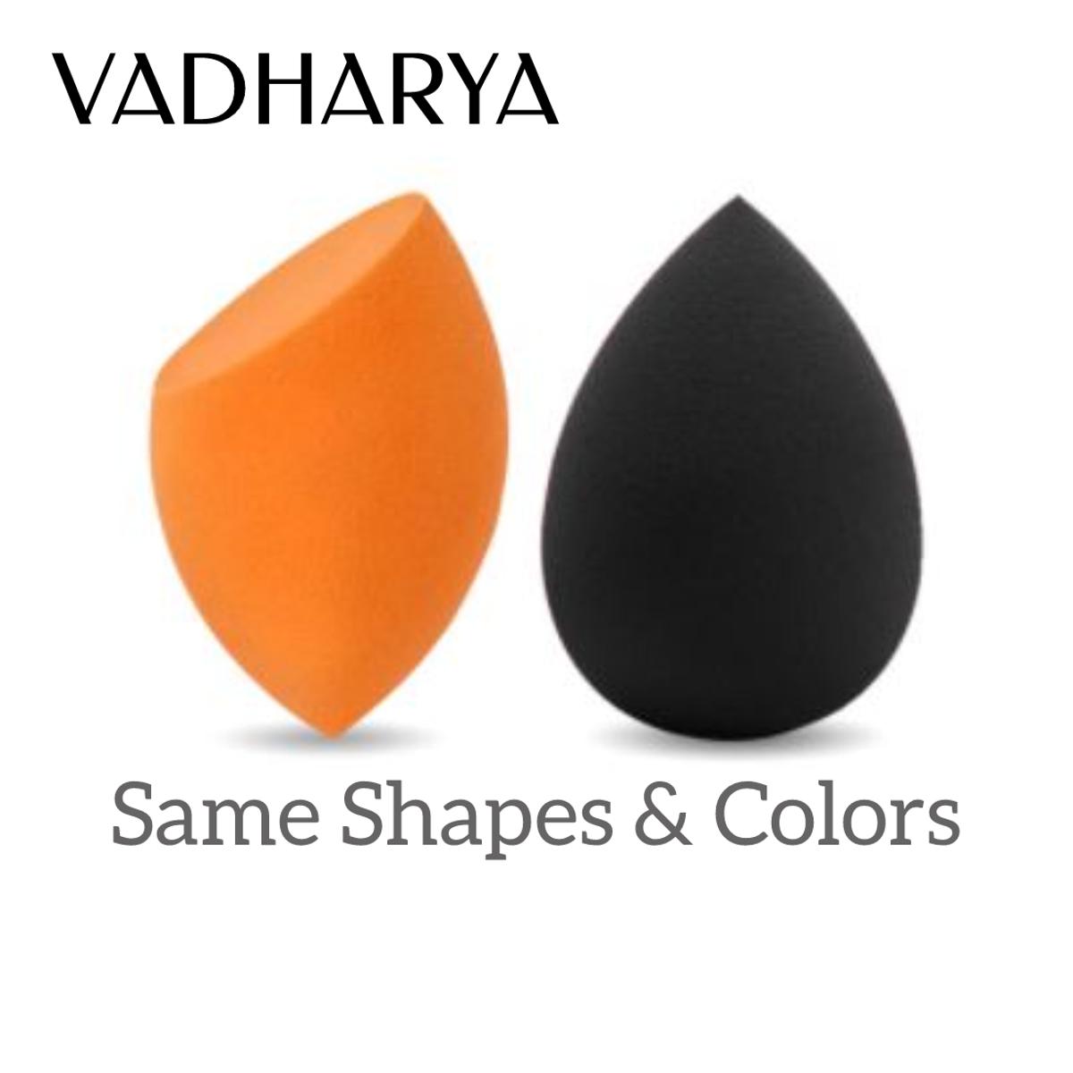 VADHARYA Beauty Blender Pack of 2, Foundation Makeup Sponge, Soft, Non-Latex Makeup Blender, Flawless for Cream, Liquid Foundation, & Powder price in Pakistan