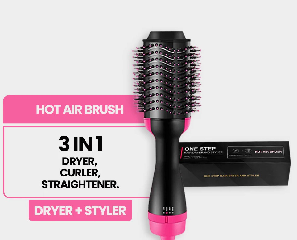 One Step Hot Air Brush Dryer Styler Daraz.pk