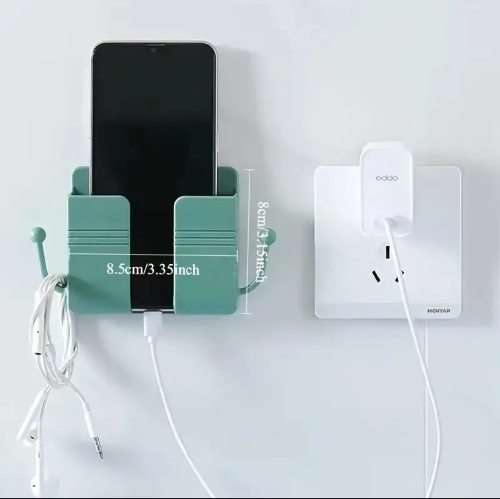 Wall Mobile Phone Holder | Strong Adhesive | Space Saving | Universal Mount | Perfect for Charging & Storage
