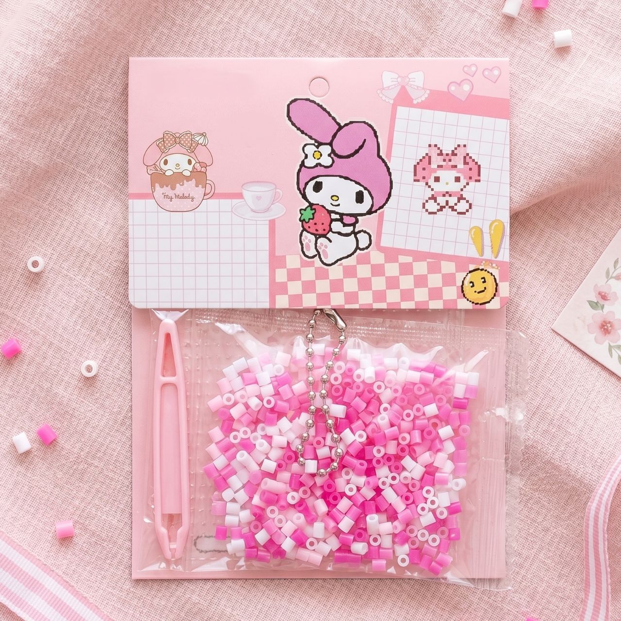 Cute Capybara Pixel Art Fuse Beads Kit DIY Perler Melting Beads Craft Set with Pegboard, Tweezers & Multicolor Beads Stress Relief Creative Puzzle Toy for Kids & Beginners | Buy2Enjoy