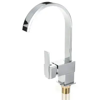 Flash Deal Modern Chrome Brass Kitchen Faucet Swivel Spout