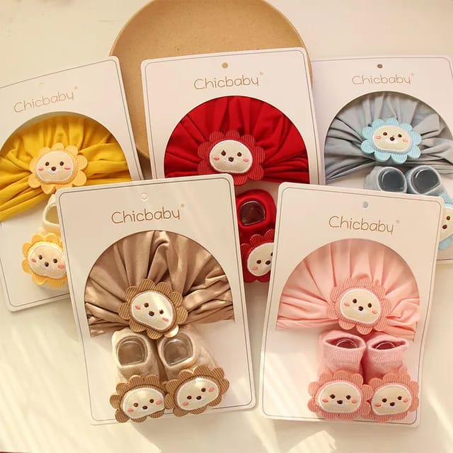 Baby Cap Set Baby Gift Set Cap & Shoes