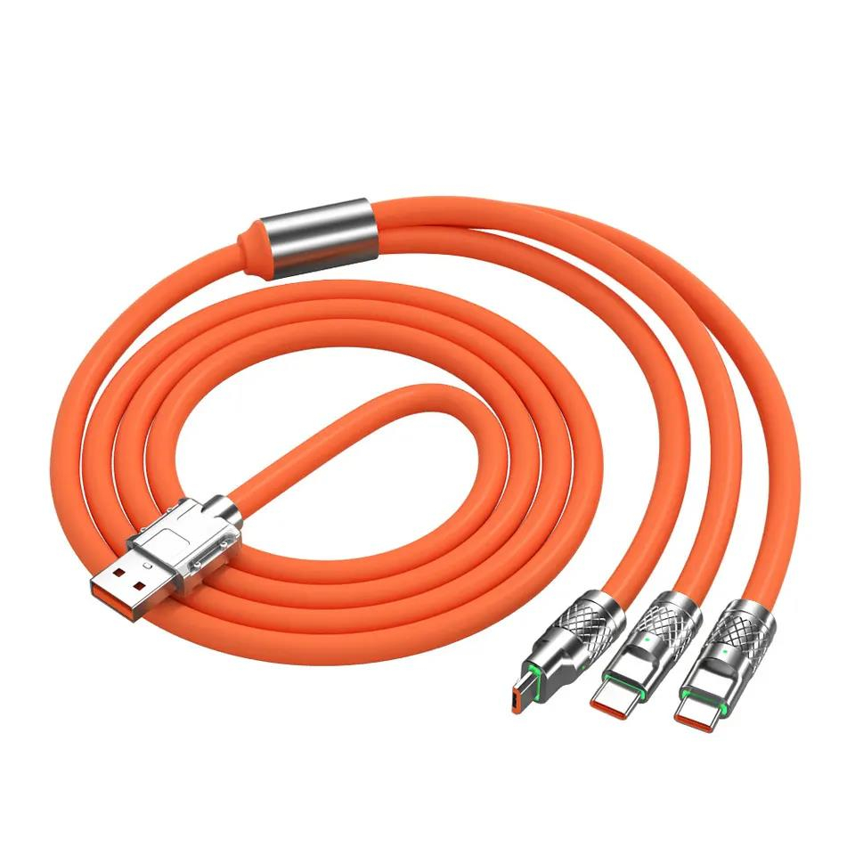 Original 3 in 1 Fast Charging Cable | Type C Charging Cable | USB Data Cable | Fast Charging Cable for Android | Original Type C Cable