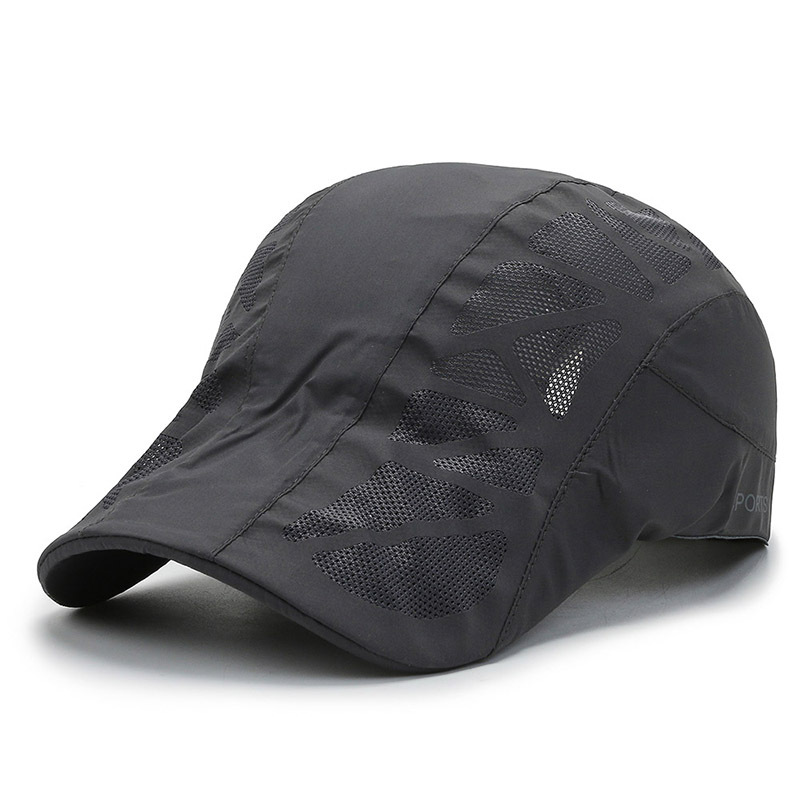 Summer Sports Mens Sun Hats Breathable Mesh Quickdrying Visor Caps