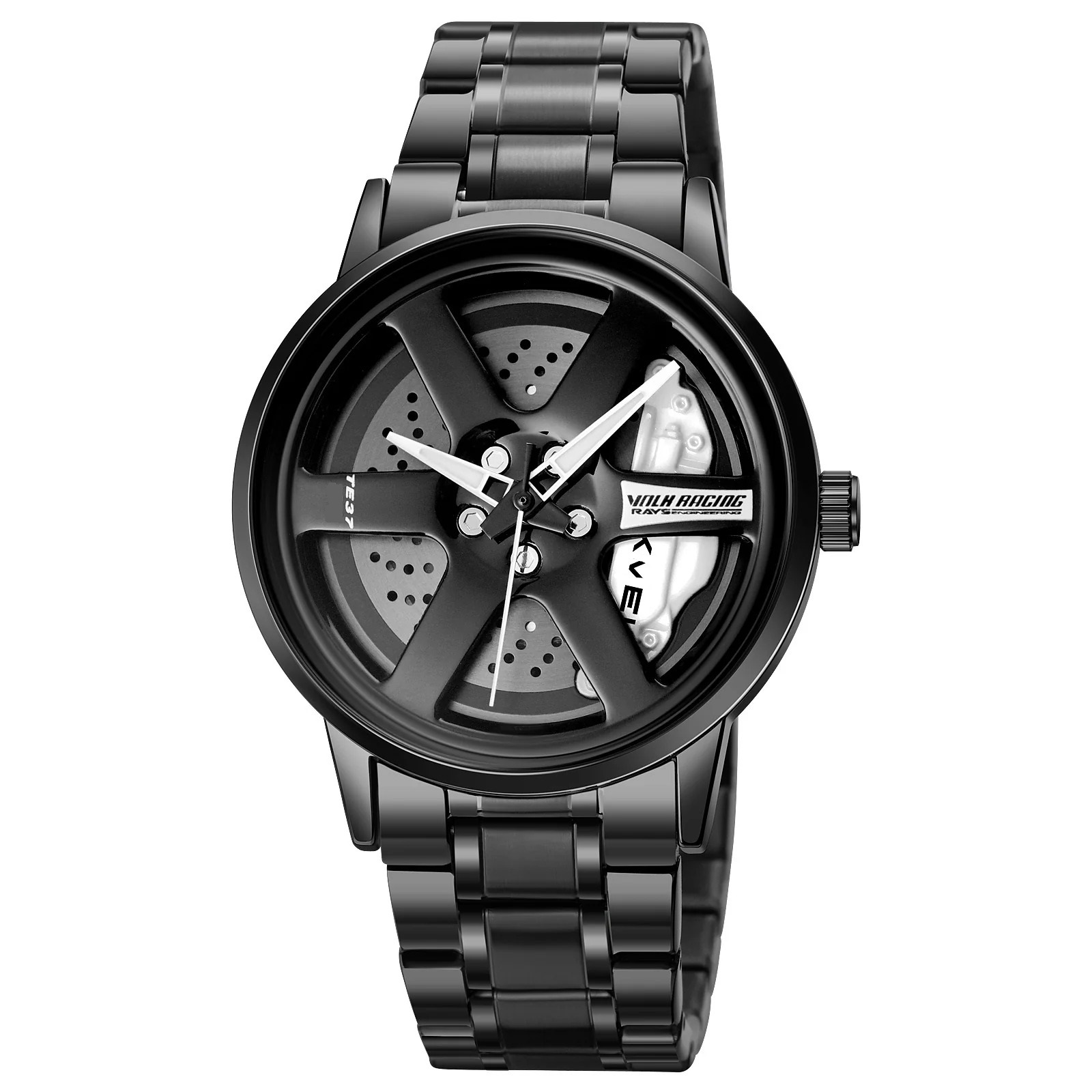 Wheel Watch Rotation Wheel Sports Car Rim Luxury Men's Watch Spinning