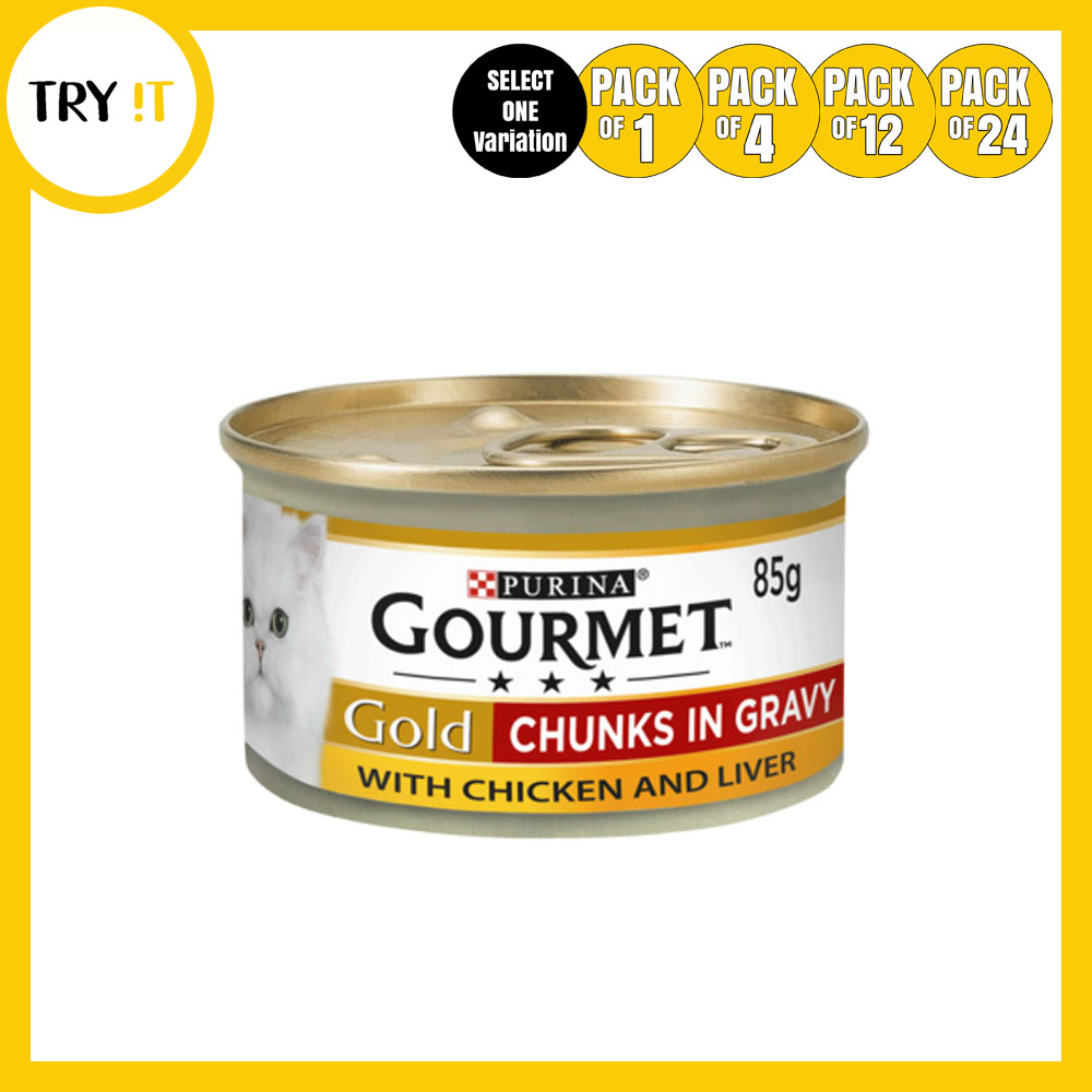 gourmet gold cat food tins