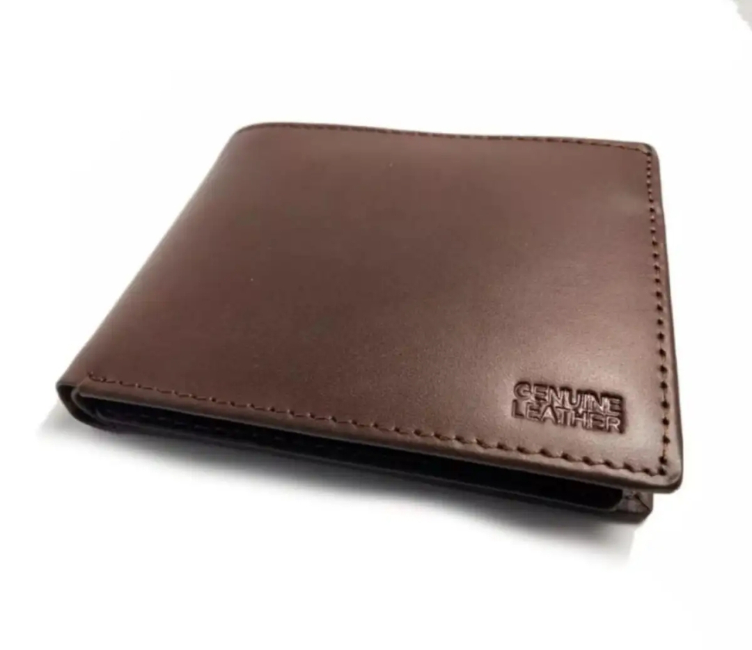 Pure Cow Leather Wallet for Men top quality double stitching