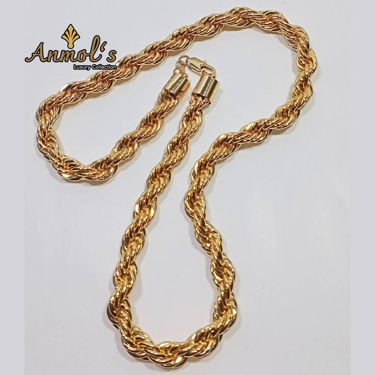 Heavy gold chain for men in trendy 