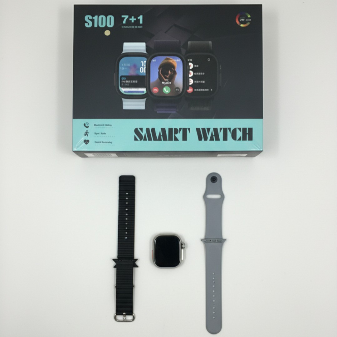 Smart Watch For Girls Gen9 – HD Display 1.3" Screen, Bluetooth Calling, Dual Straps (Rose Gold, Premium Design)