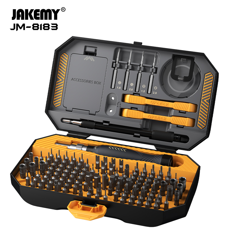 JAKEMY JM8183 145 in 1 Precision screwdriver set with accessories for