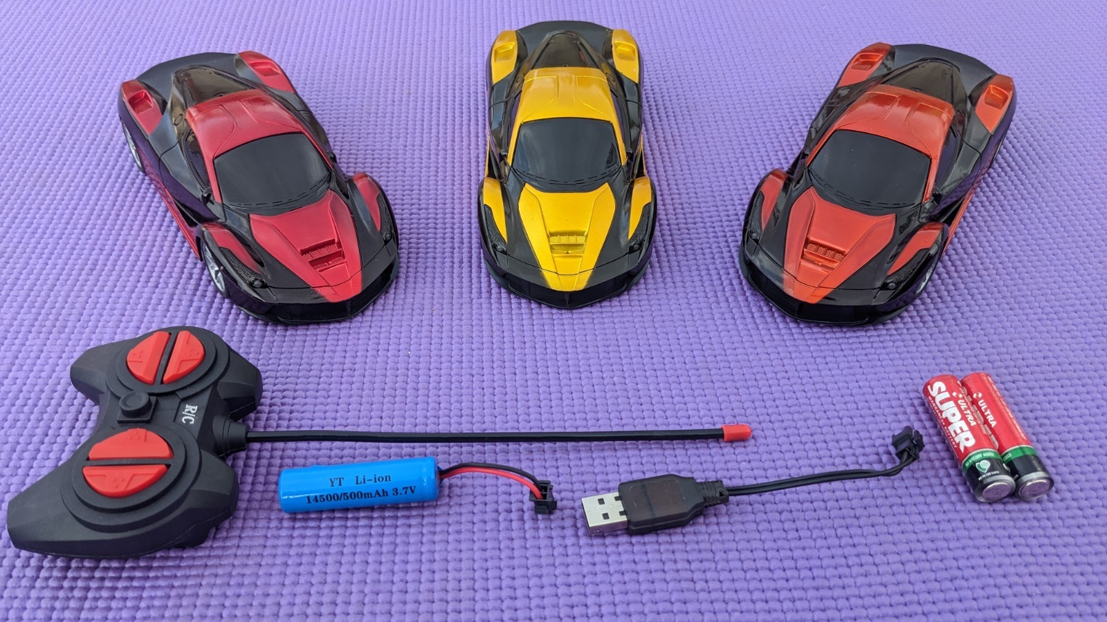 1:20 Scale Sports RC Car | High-Speed Remote Control Car with Rechargeable Battery, Headlights & Exhaust Simulation
